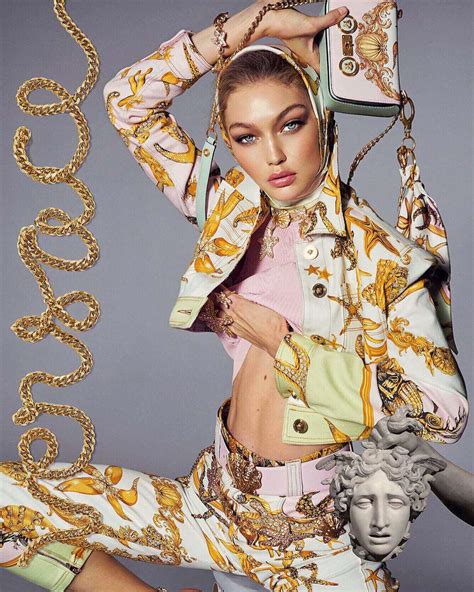 gigi hadid versace campaign|Gigi Hadid heavenly bodies.